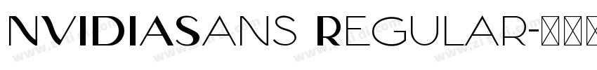 NVIDIASans Regular字体转换